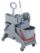 UV 2/18 - úklidový vozík, dvojitý, 2x18 l